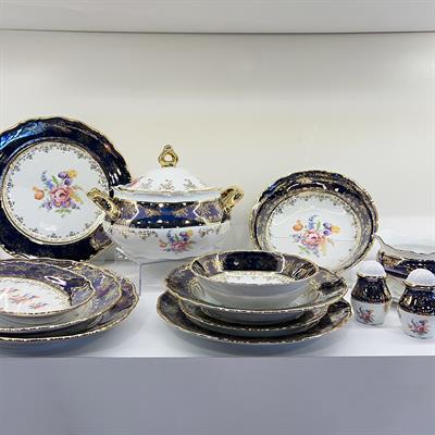 Thun Ophelia 77 Parça Yemek Takımı Kobalt