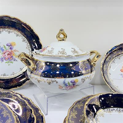 Thun Ophelia 77 Parça Yemek Takımı Kobalt