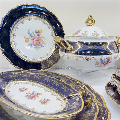 Thun Ophelia 77 Parça Yemek Takımı Kobalt