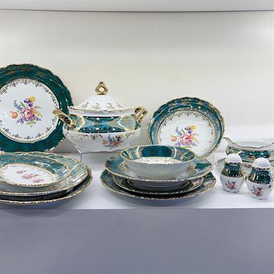 Thun Ophelia 77 Parça Yemek Takımı Yeşil