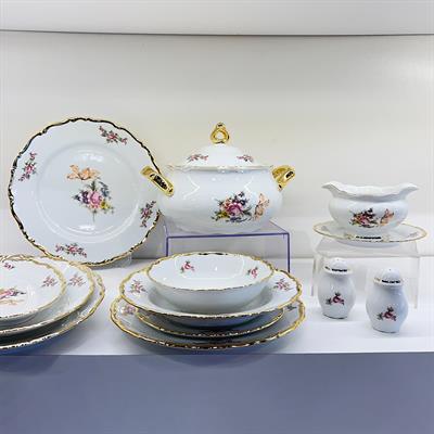 Thun Ophelia Eternal 77 Parça Yemek Takımı Gold