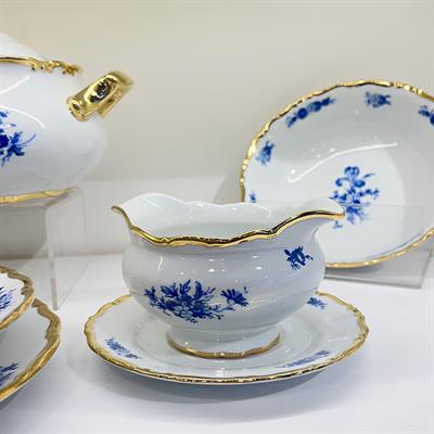 Thun Ophelia Rose 77 Parça Yemek Takımı Kobalt