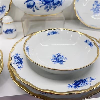 Thun Ophelia Rose 77 Parça Yemek Takımı Kobalt