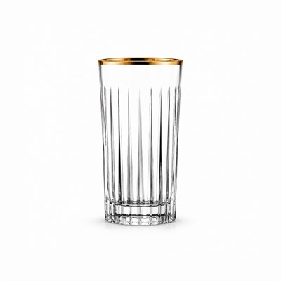 Timeless RCR Kristal Cam 37 Parça Bardak Takımı - Gold