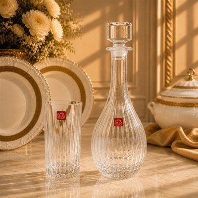 Timeless RCR Crystal Glass 37 Piece Glassware Set - Plain