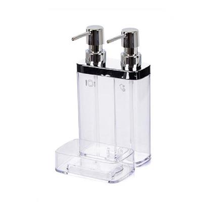 Viva 2 Li Sıvı Sabunluk Şeffaf Krom