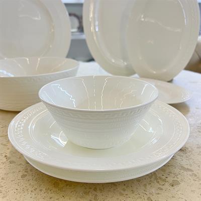 Wood 54 Parça Yemek Takımı Sade