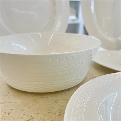 Wood 54 Parça Yemek Takımı Sade