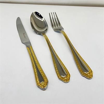 Çatal Kaşık Bıçak TakımlarıWinterbach Besteck 84 Parça Çatal Kaşık Bıçak Takımı Gold