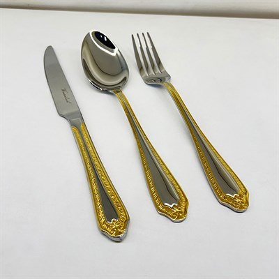 Winterbach Besteck 84 Piece Cutlery Set Gold