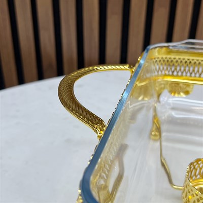 Winterbach Calista Isıtıcılı 2 Bölmeli Sunumluk Gold