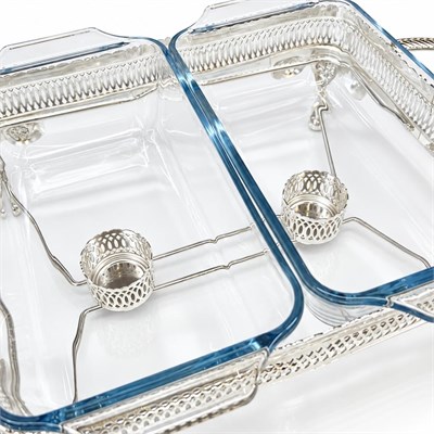 Winterbach Calista Isıtıcılı 2 Bölmeli Sunumluk Silver Gold