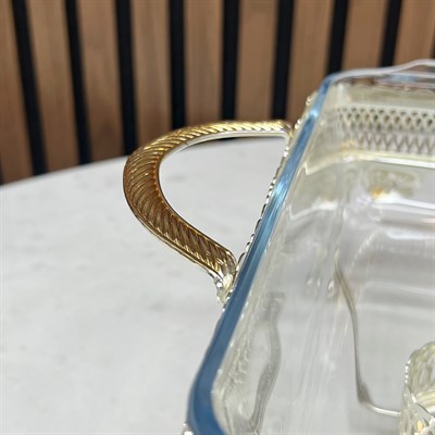 Winterbach Calista Isıtıcılı 2 Bölmeli Sunumluk Silver Gold
