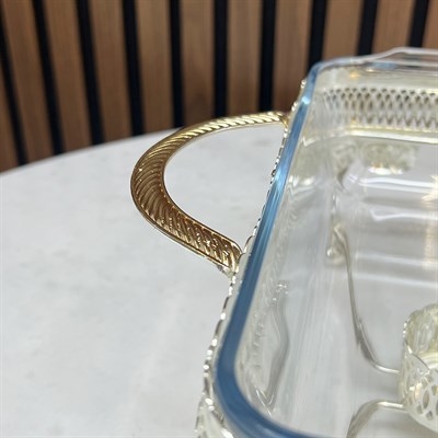 Winterbach Calista Isıtıcılı 3 Bölmeli Sunumluk Silver Gold