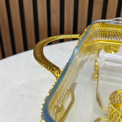 Winterbach Calista Isıtıcılı 3 Bölmeli Sunumluk Gold