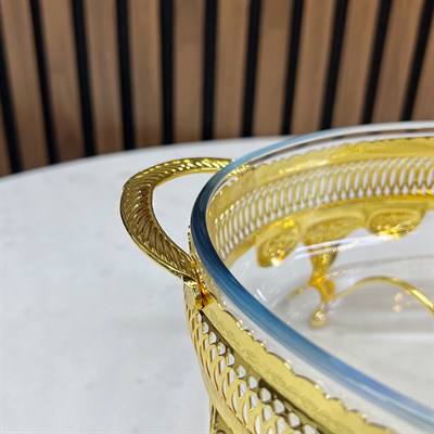 Winterbach Calista Isıtıcılı Oval Orta Sunumluk Gold