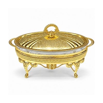 Winterbach Calista Isıtıcılı Oval Orta Sunumluk Gold