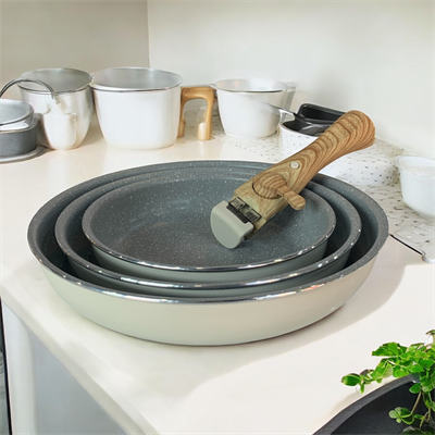 Winterbach Frypan 4 Parça Tava Seti - Krem