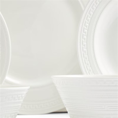 Wood 54 Parça Yemek Takımı Sade