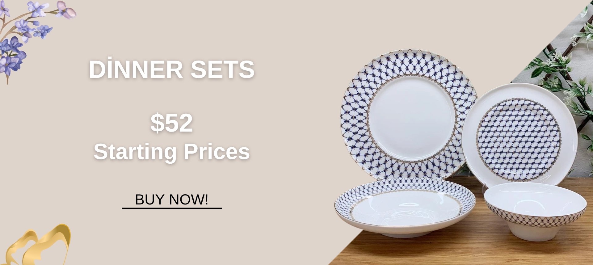 Porcelain Dinner Sets