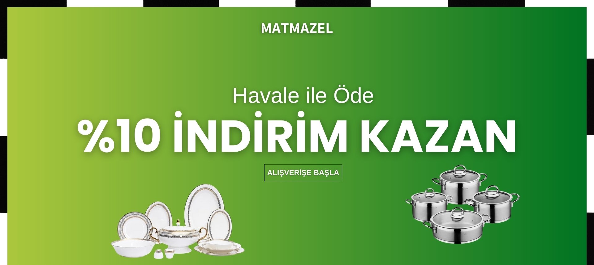 Havale İle Öde %10 İndirim Kazan