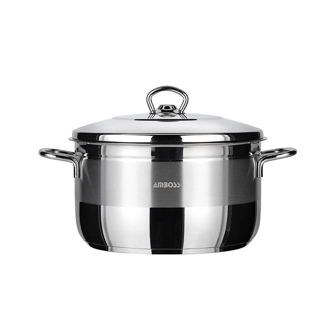 Amboss Saphire Deep Casserole with Steel Lid - 34 cm 8697417354707