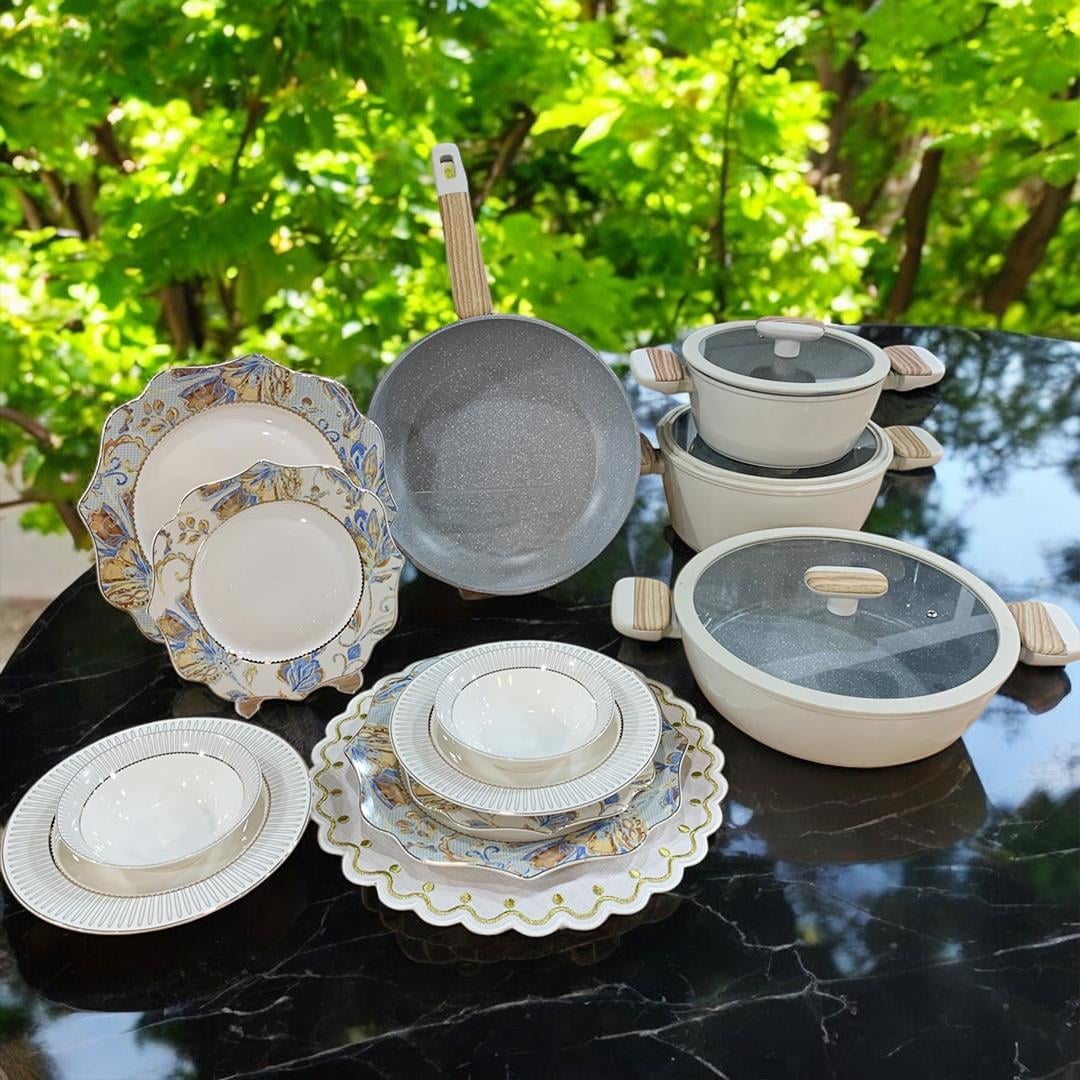 Azure 31 Parça Çeyiz Paketi 2474018161615 | Matmazel Home