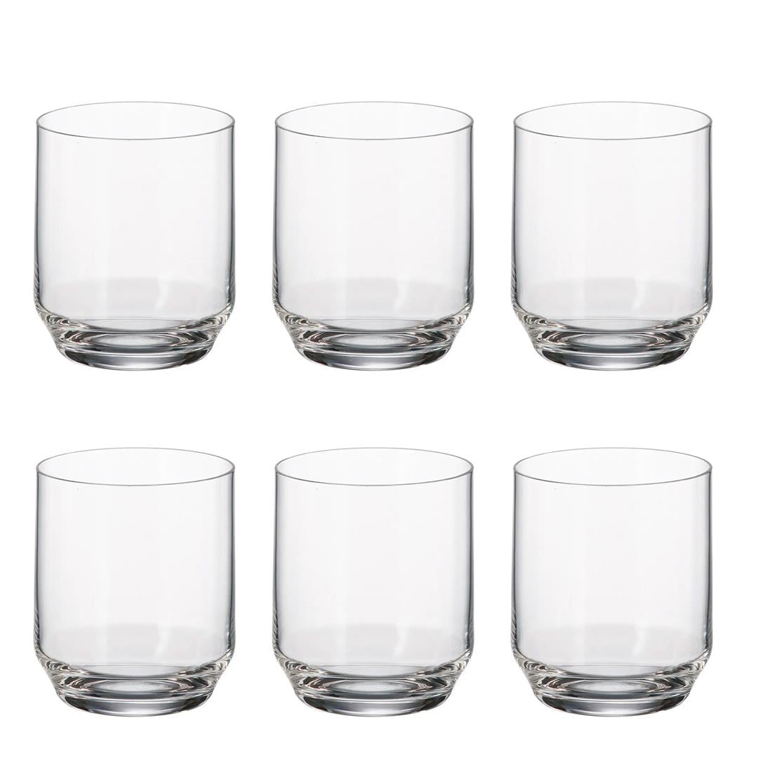 Bohemia Ara Set of 6 Short Water and Soft Drink Glasses
