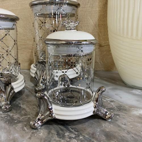 Royking Crown 3 Lü Kavanoz Seti 2474018641094 | Matmazel Home