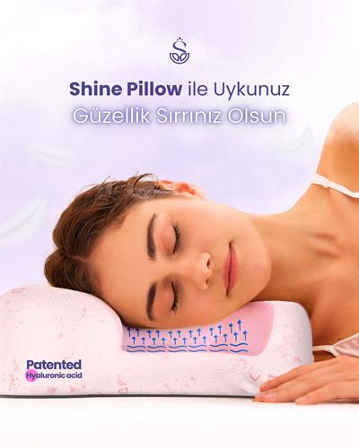 Kırışıklık Önleyici Ortopedik Güzellik Yastığı (Hylauronik Asit içerikli kılıfı ile)