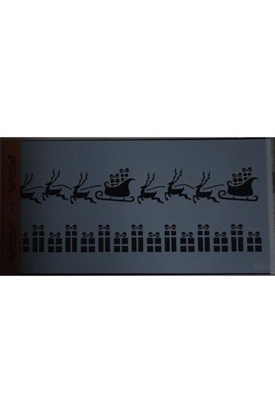BR037 Stencil Şablon 15x30