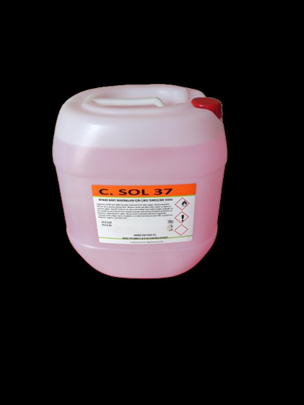 C.SOL37 PVC MAKİNE ÇIKIŞ  TUTKAL TEMİZLEME SIVISI 30 LT