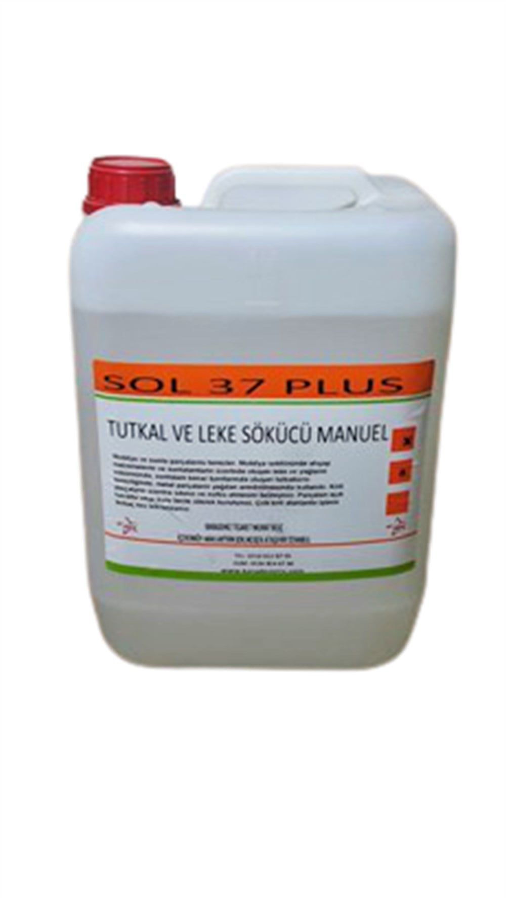 SOL37PLUS MANUEL TUTKAL TEMİZLEME SIVISI 10 LT