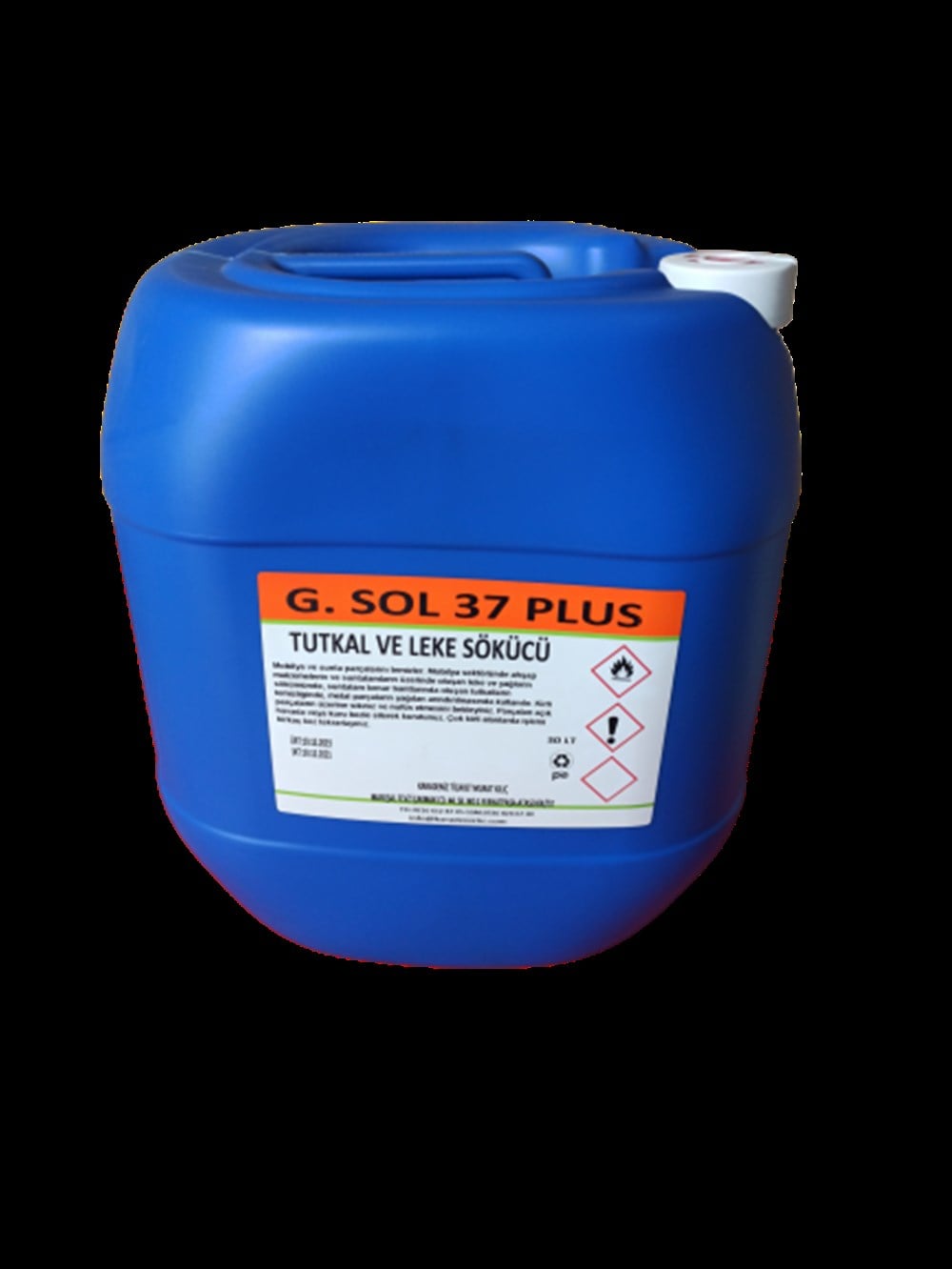 SOL37PLUS MANUEL TUTKAL TEMİZLEME SIVISI 30 LT