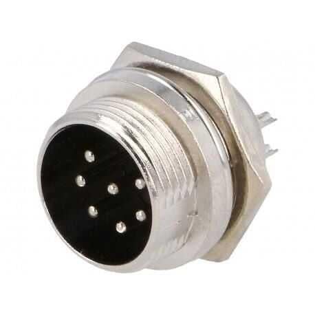 GX12 7Pin Docking Aviation Plug Socket Waterproof Circular Connector (Erkek)