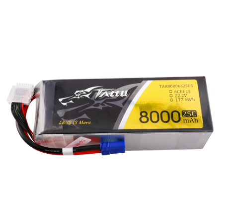 Tattu 8000mAh 22.2V 25C 6S1P