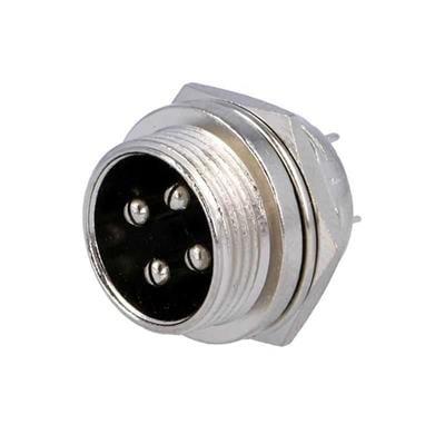 GX16 4Pin Docking Aviation Plug Socket Waterproof Circular Connector (Erkek)