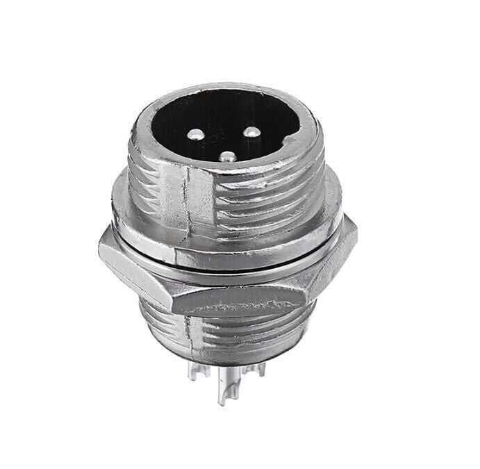 GX12 3Pin Docking Aviation Plug Socket Waterproof Circular Connector (Erkek)