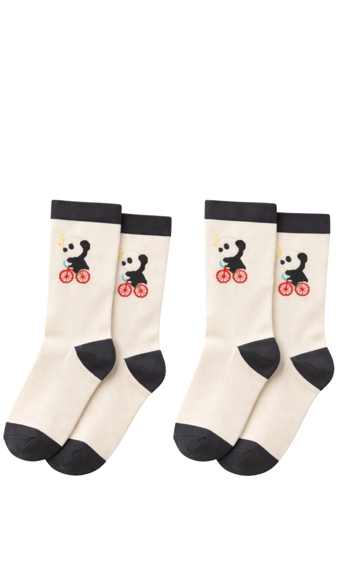 Sevimli Panda Karakterli Çocuk Çorabı 2'li