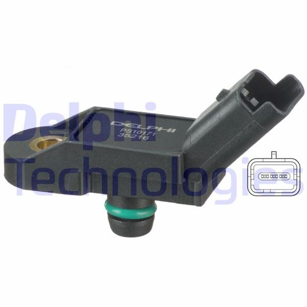 Peugeot 106 206 307 406 407 607 Citroen C4 C5 C8 Xsara Saxo Basınç Map Sensörü DELPHI