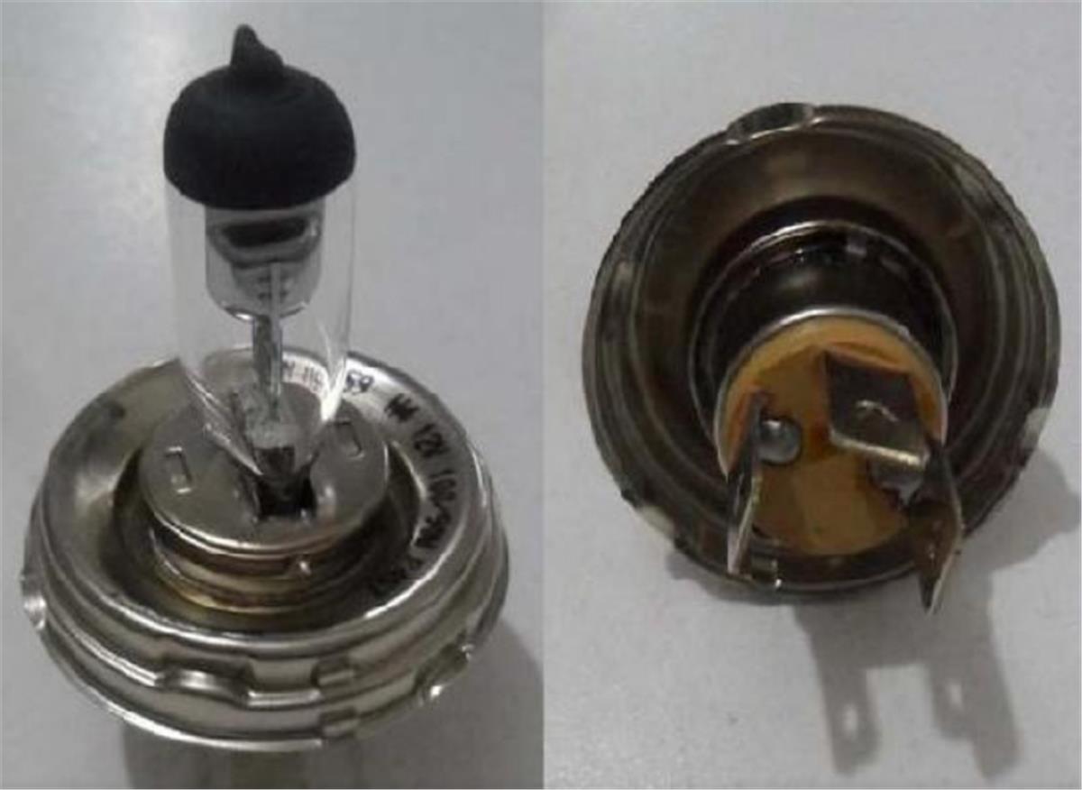 12V H4 100/90W Halojen Ampul 43T Tırnaklı