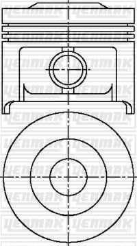 Peugeot 205 309 Motor Piston Segman STD YENMAK