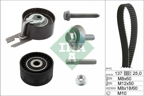 Peugeot 206 207 307 308 407 3008 Eksantrik Gergi Kiti INA