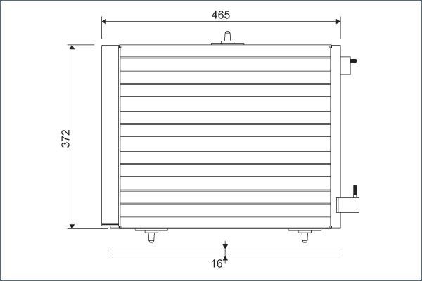 Peugeot 207 208 1007 2008 Citroen C2 C3 DS 3 Kondenser Kurutucu ile VALEO