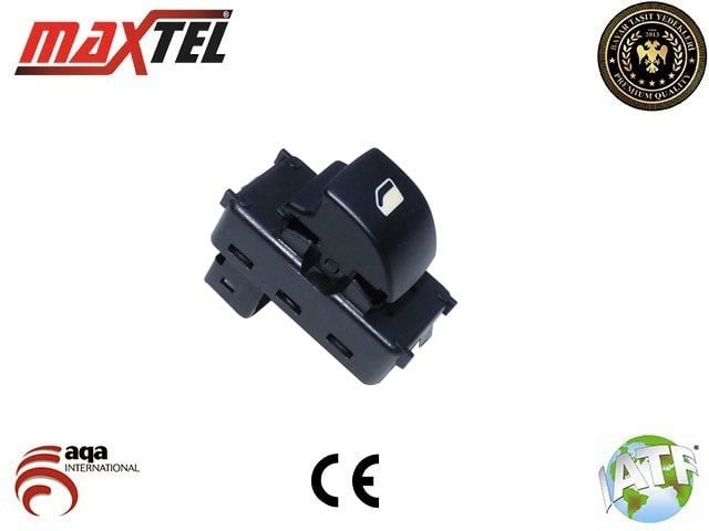 Peugeot 207 Arka Cam Kaldırma Anahtarı 4 Pin MAXTEL