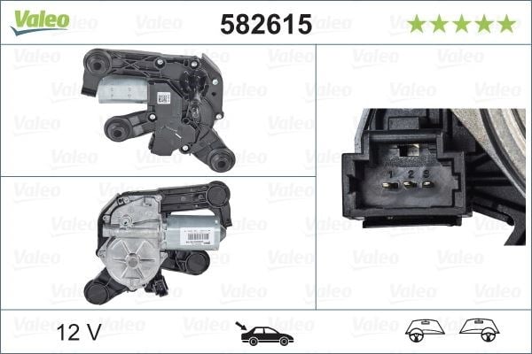 Peugeot 208 I Box Arka Silecek Motoru VALEO