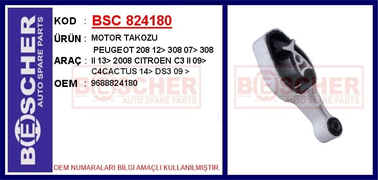 Peugeot 208 Motor Takozu 1.0-1.2 VTI BESCHER