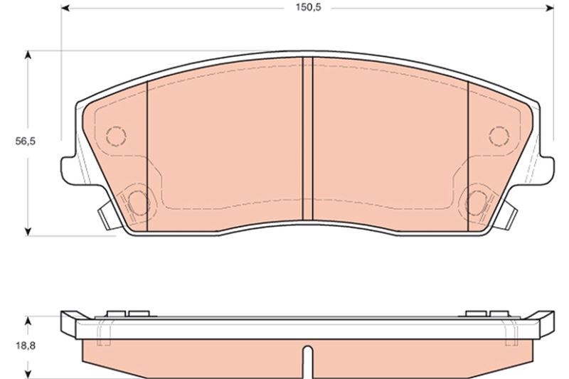 Chrysler 300C Ön Fren Balatası TRW