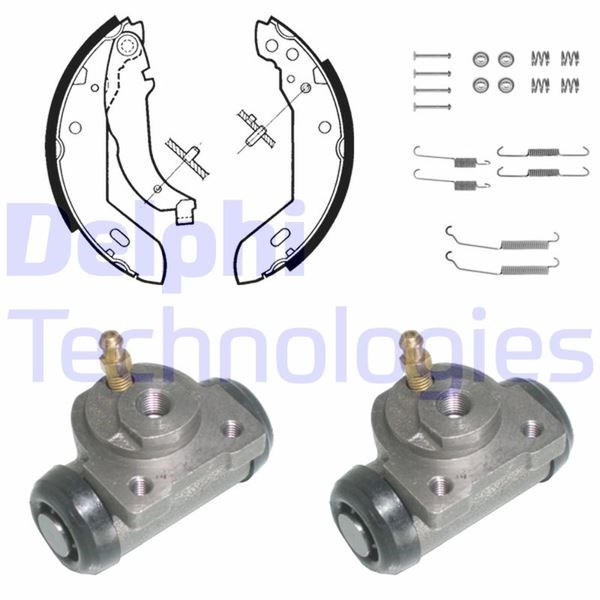 Peugeot 306 Arka Fren Pabuç Kiti DELPHI