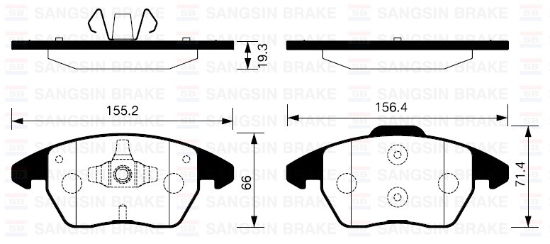 Peugeot 307 Ön Fren Balatası SANGSIN